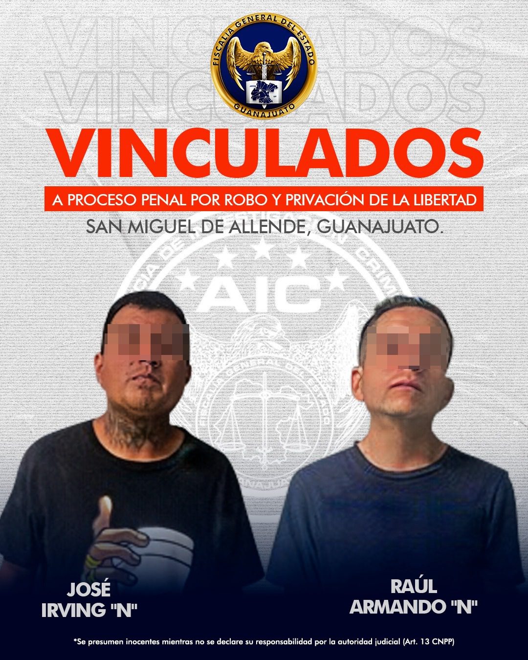 Vinculan a proceso penal a dos sujetos por robo y privación de la ...
