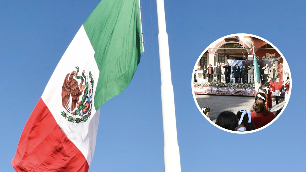 Villagrán conmemora el Día de la Bandera con acto cívico y llamado a la ...