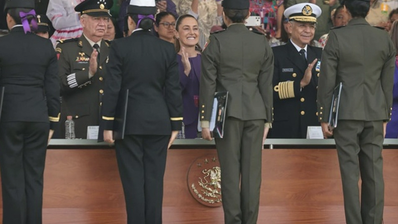 Claudia Sheinbaum reconoce a mujeres de las Fuerzas Armadas en el Día ...